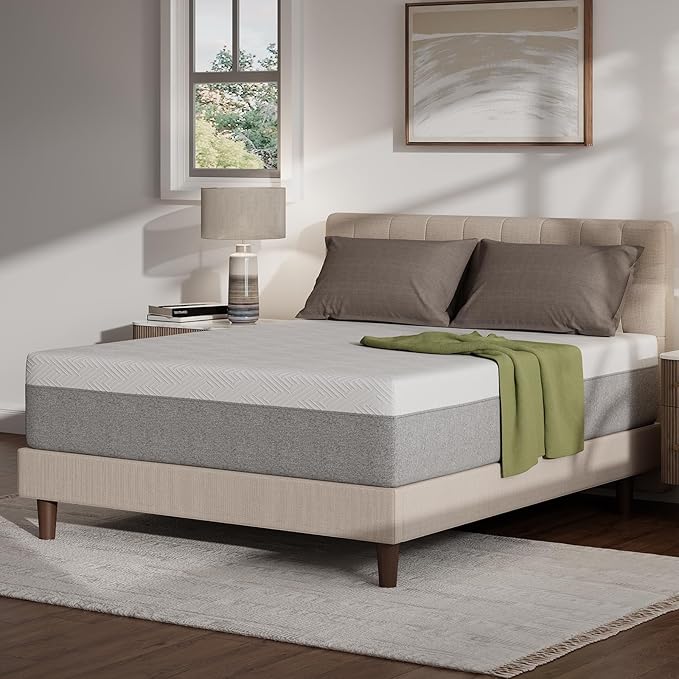 Novilla Mattress King Size 14 Inch, Gel Memory Foam Mattress King in a Box with Comfort Foam for Contour Support & Motion Isolation & Edge Support, CertiPUR-US Certified