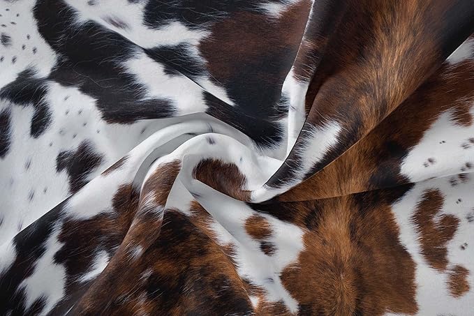 Tailor Shop Cow Print Bedding Set - Twin Size Cartoon Milk Cow Comforter Set for Kids Teens Boys Girls, Includes 1 Comforter and 1 Pillowcase