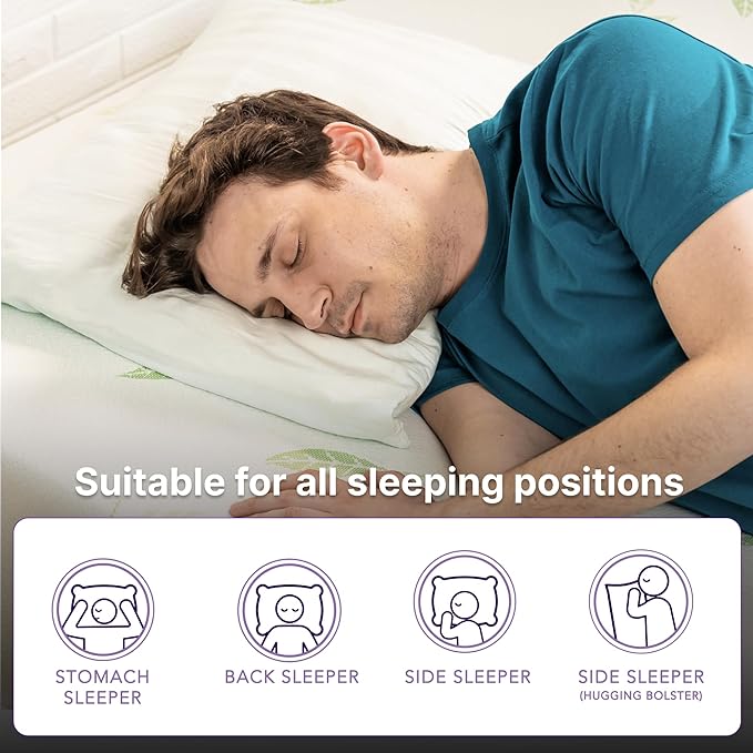 NapQueen Queen Size, 6 Inch Anula Green Tea Infused Memory Foam Mattress, Bed in a Box, CertiPUR-US Certified Mattress