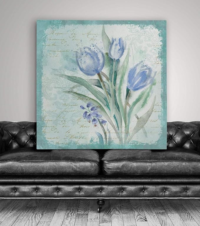 Wexford Home Tulip Medley - Premium Gallery Wrapped Canvas Art Print, 24x24,