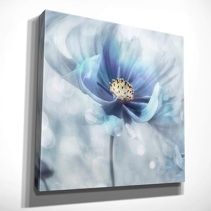 Wexford Home Feeling of Blue I Gallery Wrapped Canvas Wall Art, 40x40, Multicolor