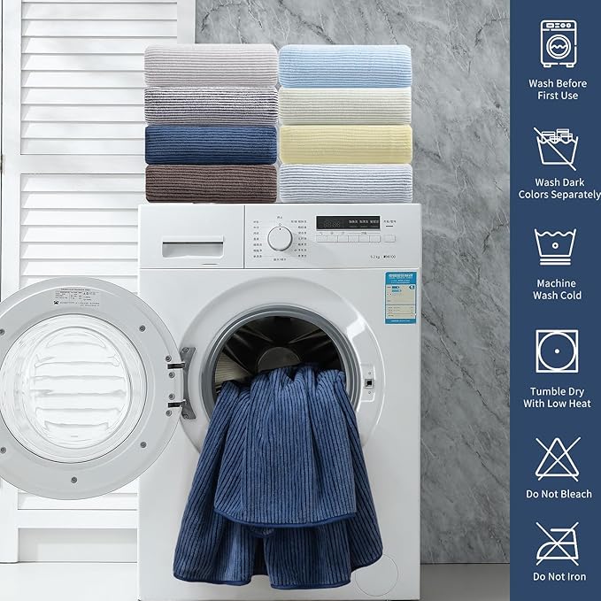 Jessy Home 2 Pack Navy Hand Towel Set 16x31,Ultra Soft Microfiber Towel for Bathroom Highly Absorbent & Quick Dry Hand Face Towel,Multi-Purpose Luxury Premium Towel for Kitchen,Hotel,Shower,Spa,Gym