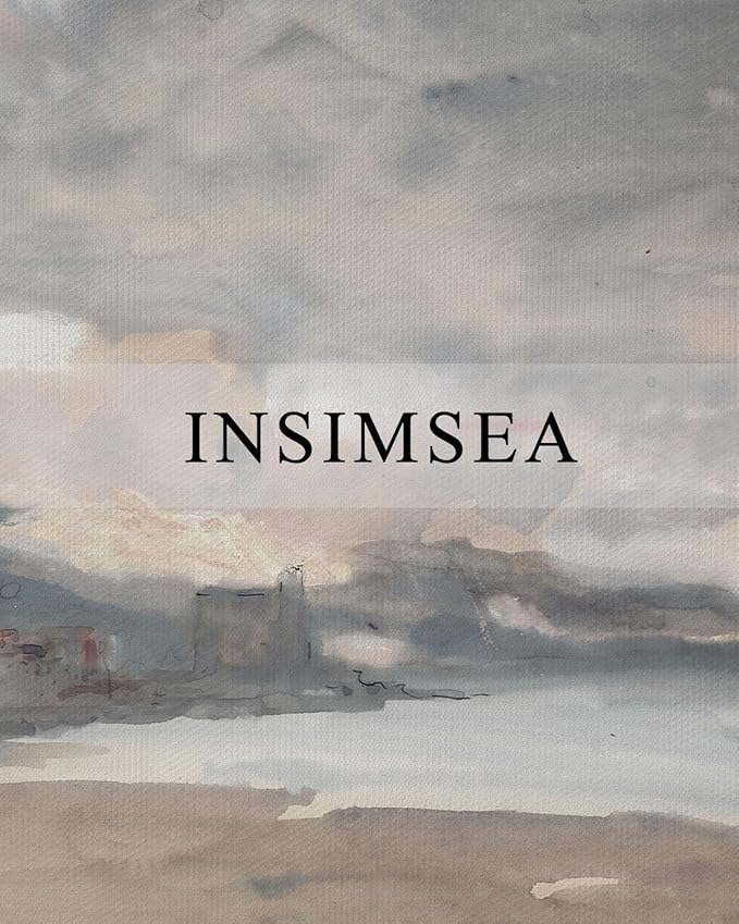 InSimSea Framed Wall Art for Living Room Vintage Decor Coastal Seaside Landscape Abstract Canvas Prints Wall Decorations 9x11in