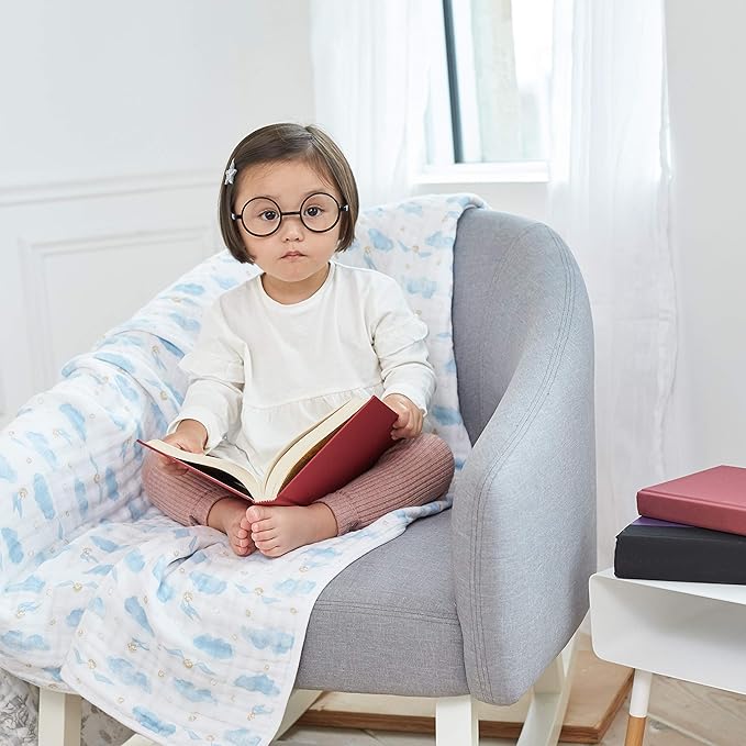 aden + anais Boutique Dream Blanket, Boutique Muslin Baby Blankets for Girls & Boys, Ideal Newborn Nursery & Crib Blanket, Unisex Toddler & Infant Bedding, Shower & Registry Gift, Harry Potter