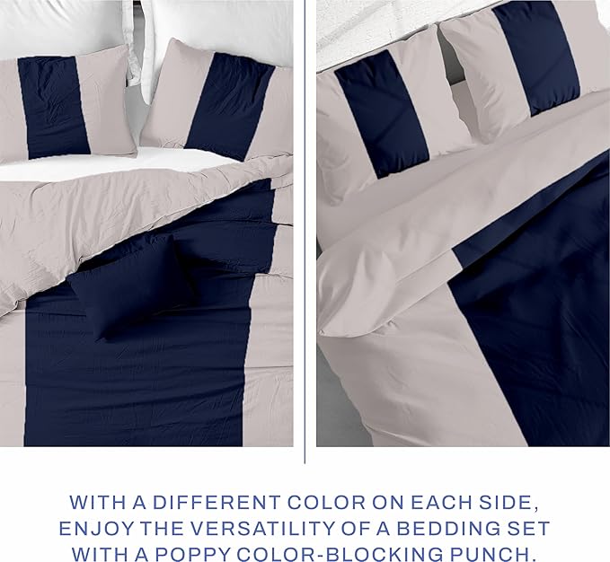 Kotton Culture 1 Pc Twin Size Duvet Cover Only -100% Egyptian Cotton Sateen 600 TC Ultra Soft Premium Durable Comforter Cover Zipper Closure & Corner Ties (Dashing Blue, Twin/Twin XL 68" X 90")