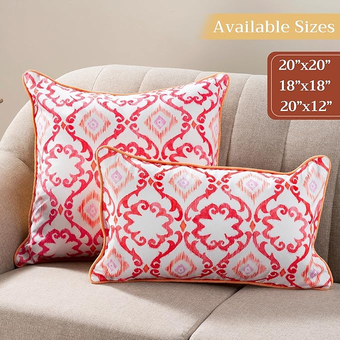 Maison d' Hermine Decorative Pillow Covers 18 x 18 Inch Square 100% Cotton Throw Pillow Covers with Invisible Zipper for Living Room Couch, Chair, Sofas, Bedroom, Home (Hesperides - Tapisserie)
