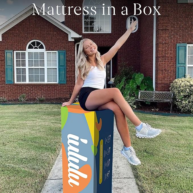 Queen Mattress, 12 Inch Memory Foam Mattress Queen in a Box - Cool Gel Bed Mattress Bamboo Charcoal Foam Queen Mattresses Pressure Relief Medium Firm