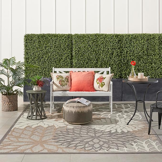 Nourison Home Aloha 7' x 10' Natural Outdoor Indoor/Outdoor Rug
