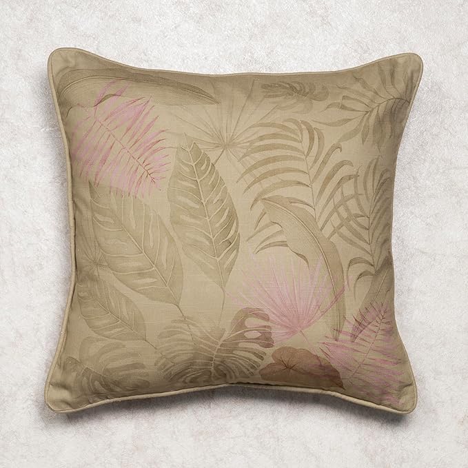 Maison d' Hermine Decorative Pillow Covers 20x20 Inch Square 100% Cotton Throw pillow Covers with invisible Zipper Cushion Case for Living Room Couch, Chair, Sofas, Bedroom, Home (Creole - Olive Grey)