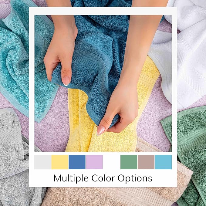 TEXTILOM Luxury 2 Pack Banded Cotton Bath Mats for Bathroom Floor [ Hotel, Spa, Tub, Shower Bath Mat Floor Towel Set ], Machine Washable & Soft & Absorbent & Quick Dry (20''x34'')- Navy