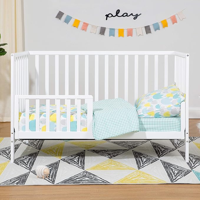 Davinci Union 4-in-1 Convertible Crib in White, Greenguard Gold Certified