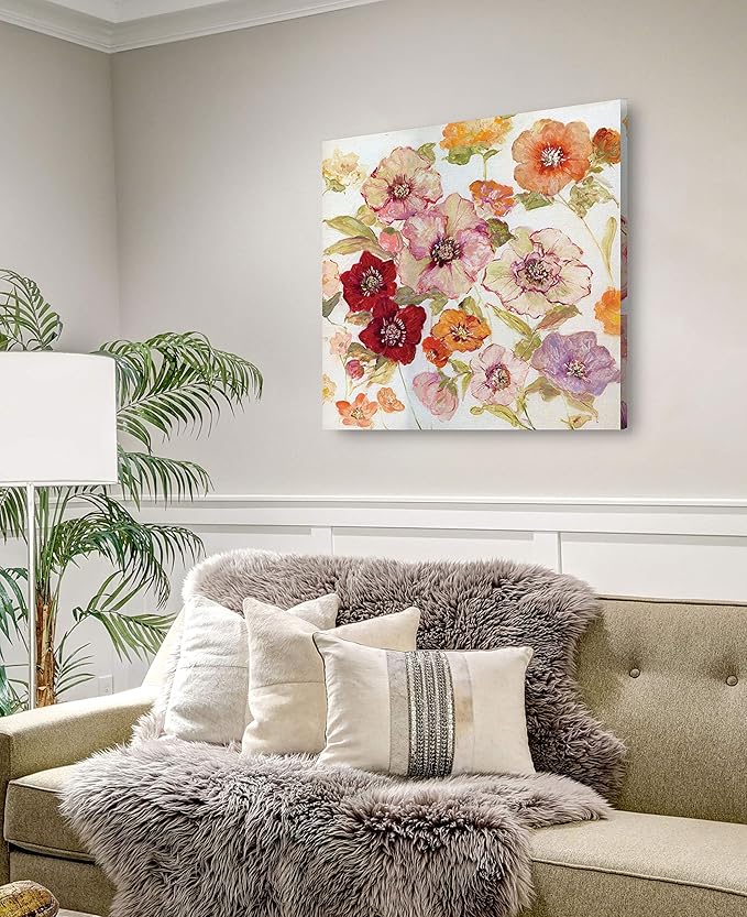 Wexford Home Avant Garden I -Gallery Wrapped Canvas Art Print, 40X40,