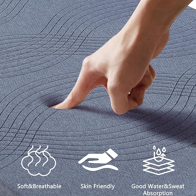 VECELO Gel Infused Memory Foam Mattress Topper Full Size, 4 Inch Fresh Cooling Mattress Pad with Washable Cover for Full Mattress, Pain Pressure Relieve Bed Topper, Breathable, Comfort