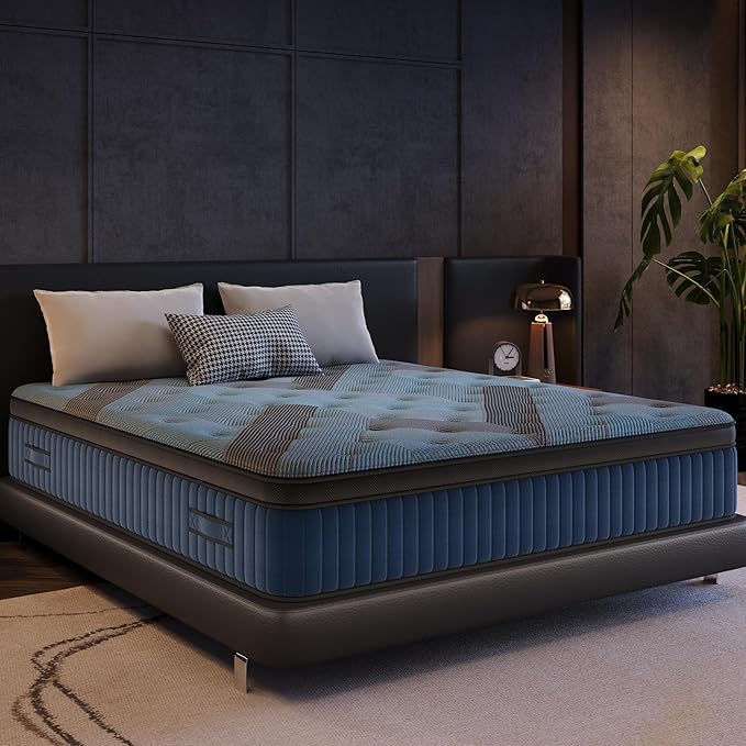 inight Queen Mattress, 14 Inch Queen size Mattresses in a Box, Durable Hybrid Mattress with Gel Memory Foam & Pocket Springs, Medium Firm Feel, Pressure Relief, Cooling, Edge Support, Motion Isolation