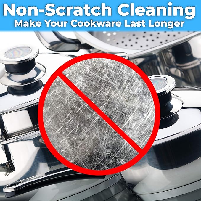 Non Toxic Restaurant Grade Grill Cleaning Brick 2 Pk. Reusable, Non Scratch Pumice Stone Bricks for Smoker, Flat Top Grill, BBQ Grates, Flattops and Cast Iron. Best Griddle Cleaner Tool Block.