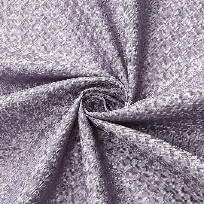 3 in 1 Long Purple Shower Curtain Set-72 W x 78 H, Lavender Waffle and PEVA Liner Set with 12 Stainless Steel Hooks, Waterproof Fabric for Bathroom