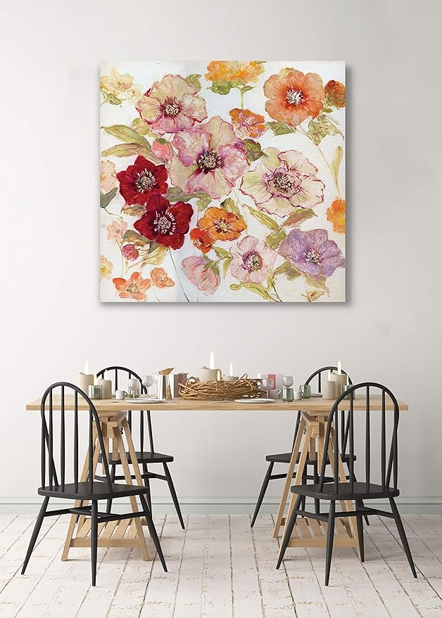 Wexford Home Avant Garden I -Gallery Wrapped Canvas Art Print, 40X40,