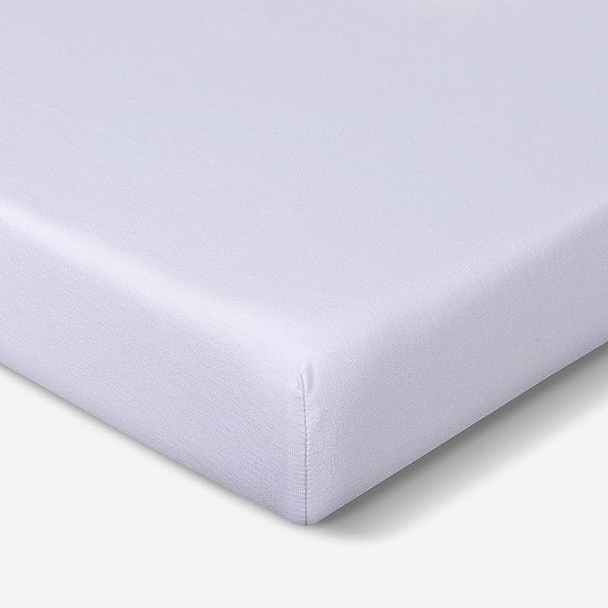 Bedgear Baby Hyper-Wool Performance Crib Sheet – Warmth No Overheating – Soft Touch Wool Blend – Fitted, Breathable, Machine Washable Crib Sheet – 50% Polyester, 45% Viscose, 5% Wool, Bright White