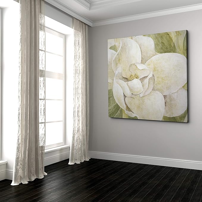 Wexford Home Magnolia Dolce Gallery Wrapped Canvas Wall Art, 24x24,