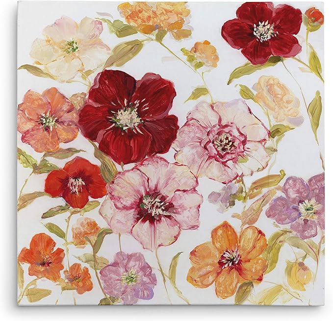 Wexford Home Avant Garden II Gallery Wrapped Canvas Wall Art, 16x16,