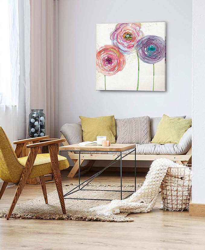 Wexford Home Summer Fields III Gallery Wrapped Canvas Wall Art, 40x40,