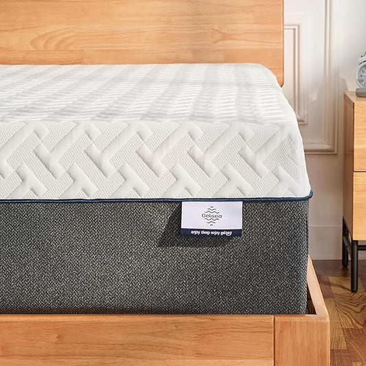 12 Inch King Green Tea Memory Foam Mattress for Cool Sleep & Pressure Relief, Bed in a Box, Removable Cover No Fiberglass, CertiPUR-US Certified