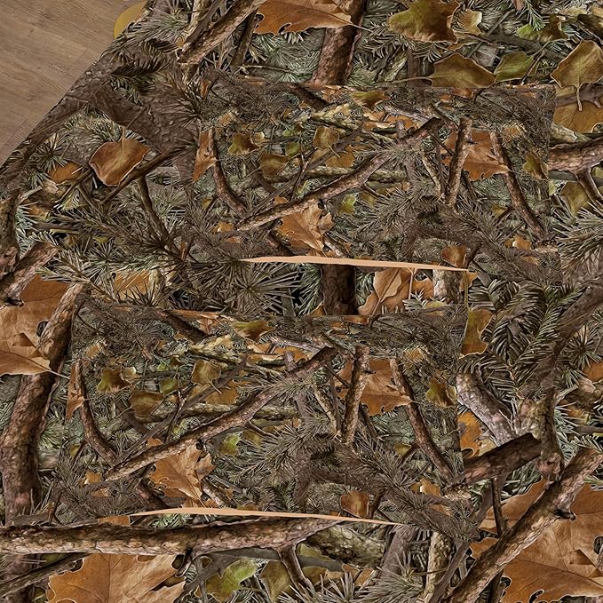Tailor Shop Camo Comforter Set - Full Size Bedding Set for Boys, Kids & Teens - Includes 2 Pillowcases