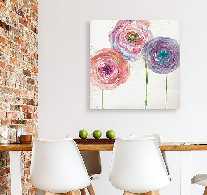 Wexford Home Summer Fields III Gallery Wrapped Canvas Wall Art, 40x40,