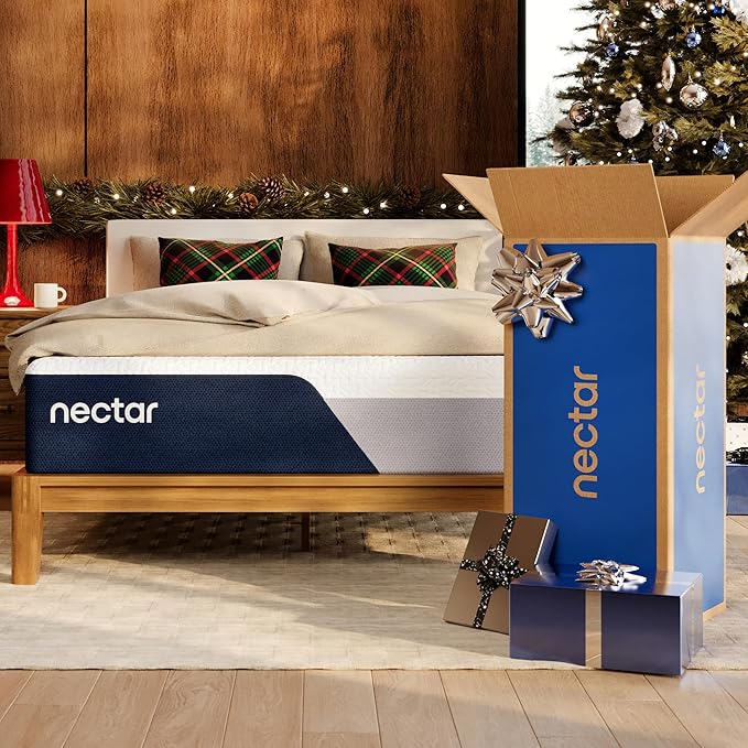 Nectar Premier Hybrid 13” Twin XL Mattress - Medium Firm - Memory Foam & Innerspring Coils - Cooling Upgrade - 2” Pressure Relief Layer - Mattress in a Box - 365-Night Trial & Forever Warranty