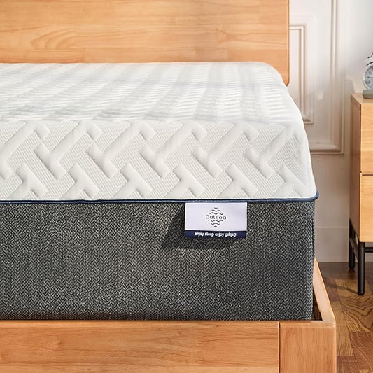 10 Inch Queen Green Tea Memory Foam Mattress for Cool Sleep & Pressure Relief, Bed in a Box, Removable Cover No Fiberglass, CertiPUR-US Certified